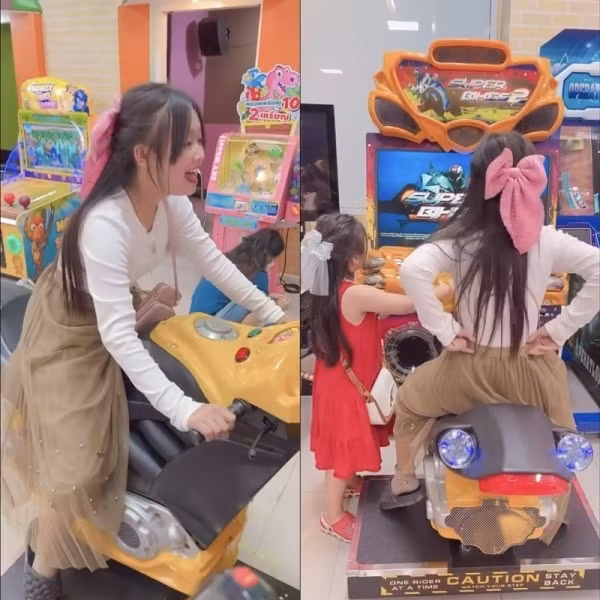 Bên cạnh đó, gần đây cô bé cũng tham gia kết hợp làm diễn viên của một phim ngắn.