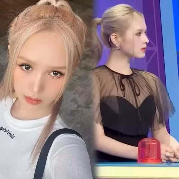 Ở một số góc quay thiếu sáng, Xoài Non để lộ làn da không đều màu, mắt quầng thâm. Dù nhan sắc bị dìm đôi chút nhưng bù lại nàng dâu hào môn ghi điểm khi sở hữu làn da mịn, cách nói chuyện tự tin.