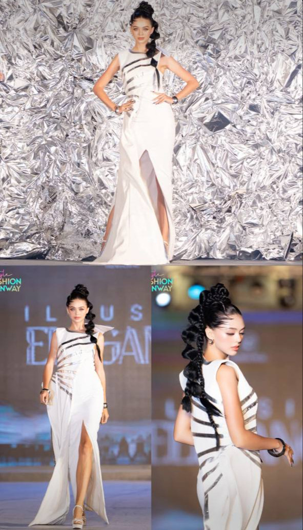 Trong bức ảnh chụp cận cảnh dung mạo, Dianka khoe nhan sắc nổi bật top đầu làng bóng đá và thần thái đầy cuốn hút, mang đậm chất thời trang cao cấp.