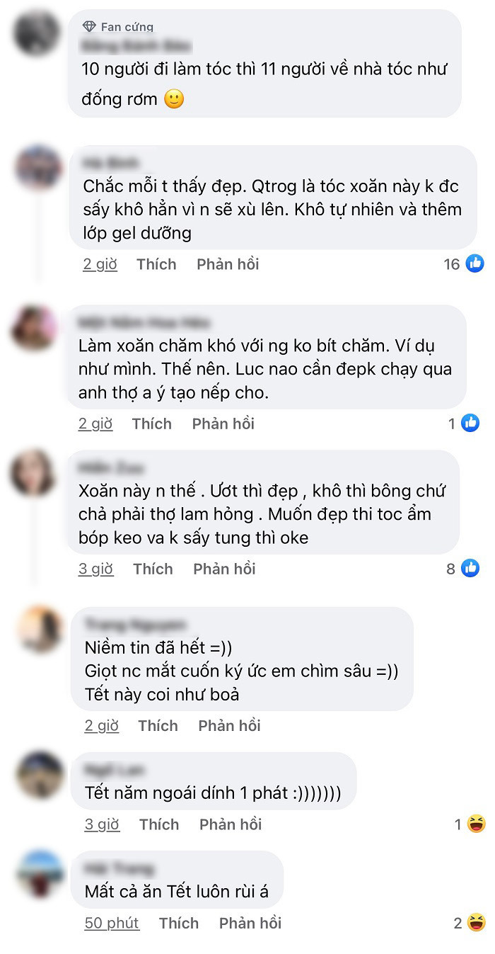 Netizen cho rằng kiểu tóc của cô gái khá đẹp nhưng phải biết cách chăm sóc mới được. (Ảnh: Chụp màn hình FB C.T)