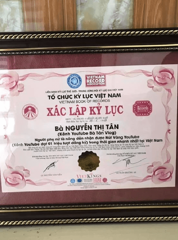 Cũng nhờ vào lượt đăng kí và view tăng chóng mặt mà thu nhập của bà Tân Vlog được phỏng đoán không nhỏ. Thời kì đỉnh cao, nhiều nguồn tin cho rằng bà Tân thu được cả tỉ đồng mỗi tháng.