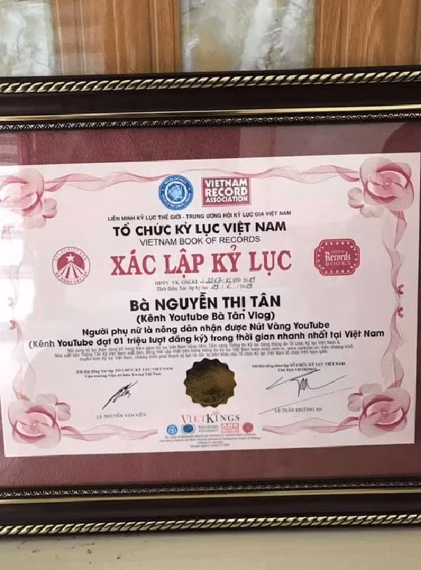 Cũng nhờ vào lượt đăng kí và view tăng chóng mặt mà thu nhập của bà Tân Vlog được phỏng đoán không nhỏ. Thời kì đỉnh cao, nhiều nguồn tin cho rằng bà Tân thu được cả tỉ đồng mỗi tháng.