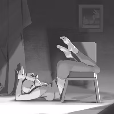 Cụ thể, để tham gia thử thách khoe vòng eo mới này, các người đẹp tạo dáng chiếc ghế ngược khoe đường cong mềm mại cùng vòng 2 nhỏ như hình ảnh cô gái được vẽ trong truyện.