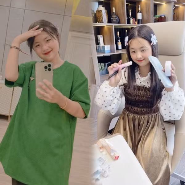 Lý do Phúng Phính nổi tiếng là nhờ ngoại hình xinh xắn, trong trẻo, nổi bật vô cùng. Em sở hữu gương mặt bầu bĩnh, đôi mắt to tròn biết nói, nụ cười tươi tắn và nước da trắng trẻo làm lay động lòng người.