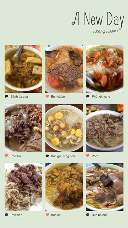 Thậm chí, nhiều bạn thuộc #teamghéthành còn có hẳn album những món ăn nói không với hành của mình.