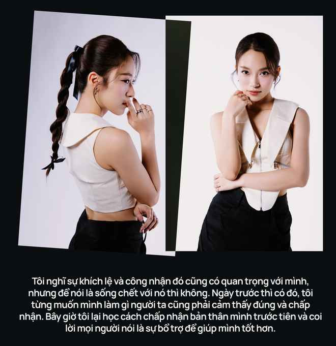 Chưa dừng lại, mới nhất, Khánh Vy lại bị "khịa" phải "level up" bản thân khi khuyên các bạn trẻ học tiếng Anh có thể đệm thêm từ "like" vào khi giao tiếp để nghe giống người bản xứ.