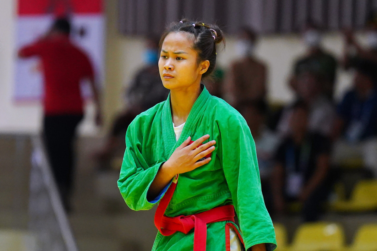 Vua gianh HCV SEA Games 31, nu vo si Kurash phai nhan tin buon