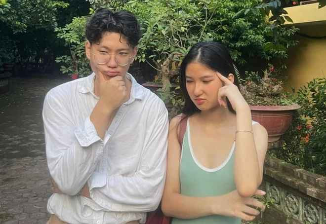 Nếu không giới thiệu, nhiều người dễ tưởng nhầm Lộc và Mơ đang yêu nhau.