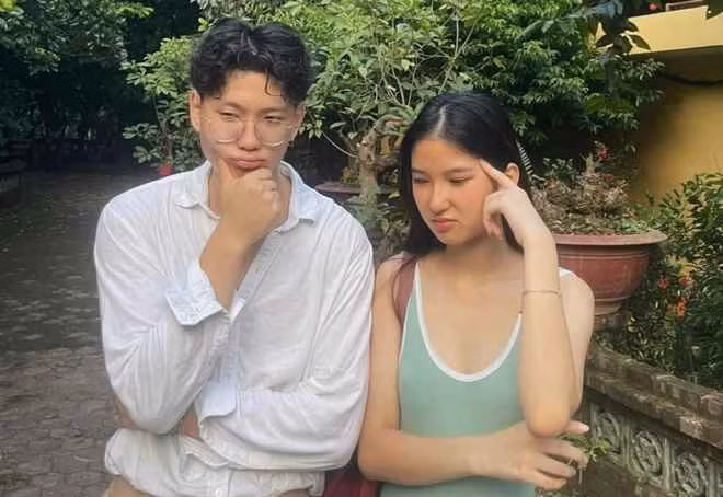 Nếu không giới thiệu, nhiều người dễ tưởng nhầm Lộc và Mơ đang yêu nhau.