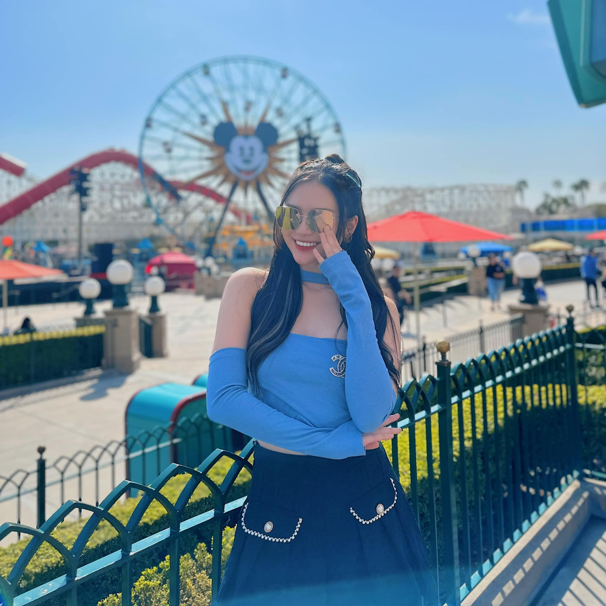 Diz Vương sở hữu nhan sắc nổi bật trong dàn hot girl sinh năm 2000.