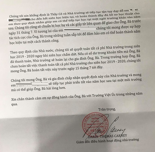 Bat dong ve hoc phi, truong Viet Uc tu choi day 40 hoc sinh-Hinh-2