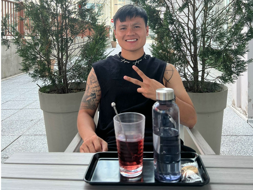 Sau 4 tháng sang xứ người, Quang Hải đã hòa nhập tốt, có thể hiểu được các chiến thuật do HLV đề ra.