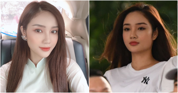 Tương tự Ngọc Ánh, bạn gái thủ môn Phan Văn Biểu - Lan Anh vẫn giữ được phong độ nhan sắc dù là tự chụp hay bị chụp lén.