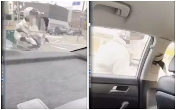 Sự việc lên đến đỉnh điểm khi gã đàn ông này không còn giấu giếm ý định theo dõi, khiến Rika vô cùng sợ hãi và bật khóc ngay trong xe.