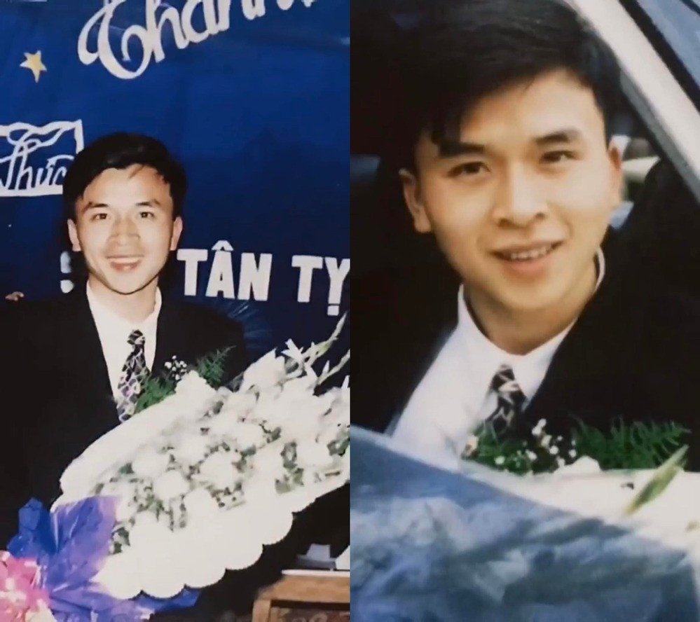 Người bố gây sốt vì hình ảnh ngày cưới như idol Hàn.