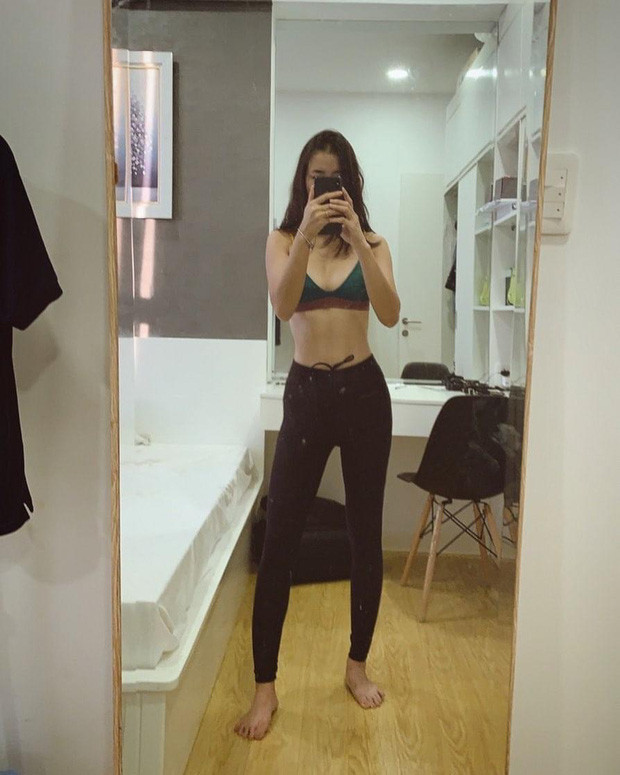 Một gương mặt vàng khác trong làng giảm cân mùa dịch là phi công Diệu Thuý.