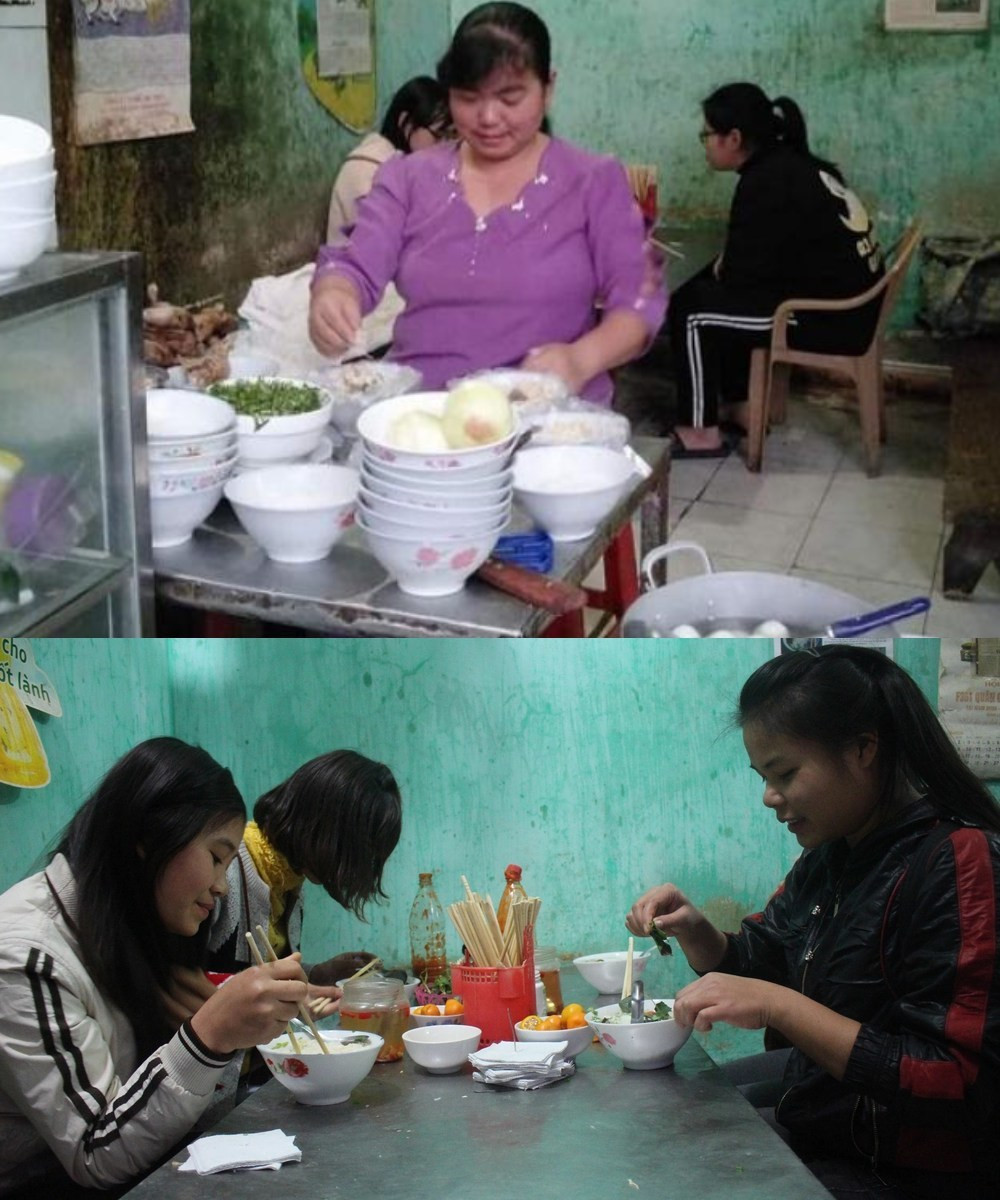 Chị Chung bày tỏ: "Nhiều người nghi ngờ vợ chồng tôi làm ăn giả dối mới có mức giá đó nhưng thật tình là không phải. Người ta bán giá cao thì lãi nhiều, tôi bán giá này thì lãi ít. Chủ yếu lời lãi nằm ở việc bán thêm những quả trứng vịt lộn, những chai nước ngọt, cháo gà, gà tần… cùng tích cóp lại thì mới có thể tồn tại và có lời được. Nhờ đó gia đình tôi mới đủ trang trải cuộc sống và trả lương cho người làm".