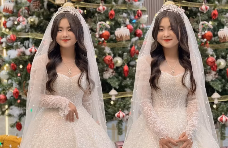 Mua Thị Dua bất ngờ diện váy cưới gây tranh cãi khắp cõi mạng Mua Thi Dua bat ngo dien vay cuoi gay tranh cai khap coi mang