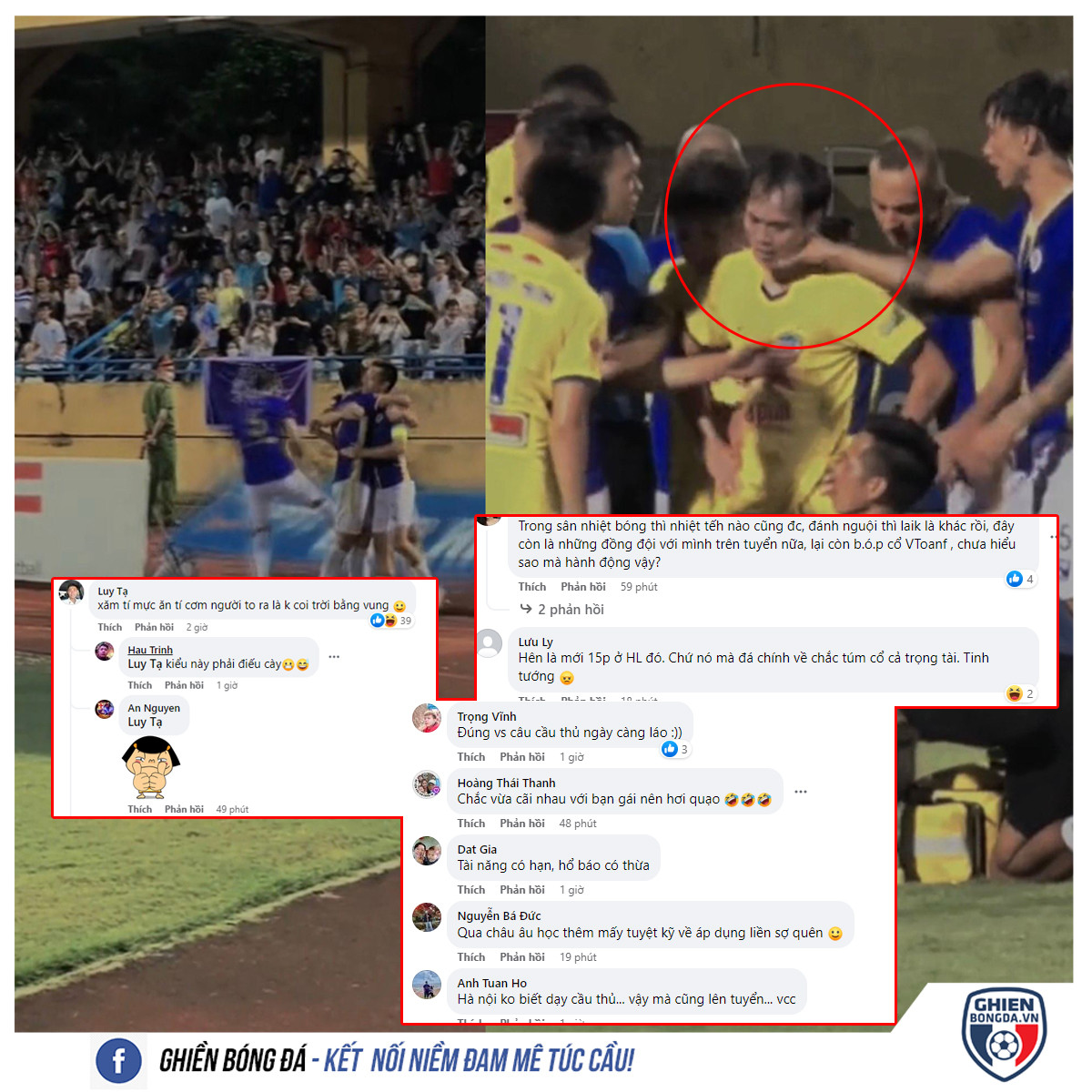 Mùa này, Văn Hậu chuyển sang khoác áo CAHN. Hôm qua, anh còn xuất phát với băng đội trường nhưng những những pha "xấu chơi" vẫn còn đó.