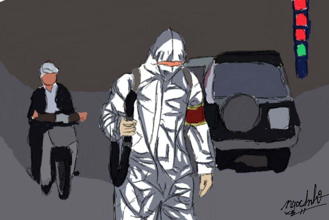 Sau khi những bức tranh của Ngọc Anh được đăng tải, nhiều dân mạng đã để lại bình luận tích cực. Đa phần dân tình đều khen những nét vẽ của cô bạn gốc Quảng Nam và thêm phần cảm ơn những hy sinh thầm lặng của những con người đang cùng đất nước chống lại dịch Covid-19.