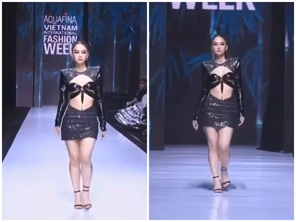 Thậm chí, nhà mẫu Thái Lan đã chọn cho Lê Bống một chiếc váy che được cặp chân "cột đình" của cô cũng đủ thấy yêu cầu cầu kỳ và khắc nghiệt tại sàn diễn thời trang quốc tế là như thế nào.