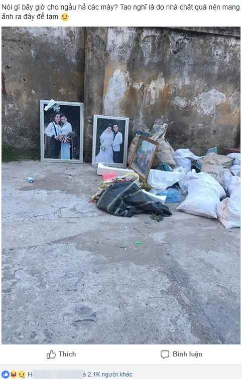 Trên MXH số phận bi đát của những bức ảnh cưới được dân mạng đăng tải thu hút sự chú ý của nhiều người và kèm theo đó vô vàn những bình luận "đắng cay" cũng từ đó mà ra.