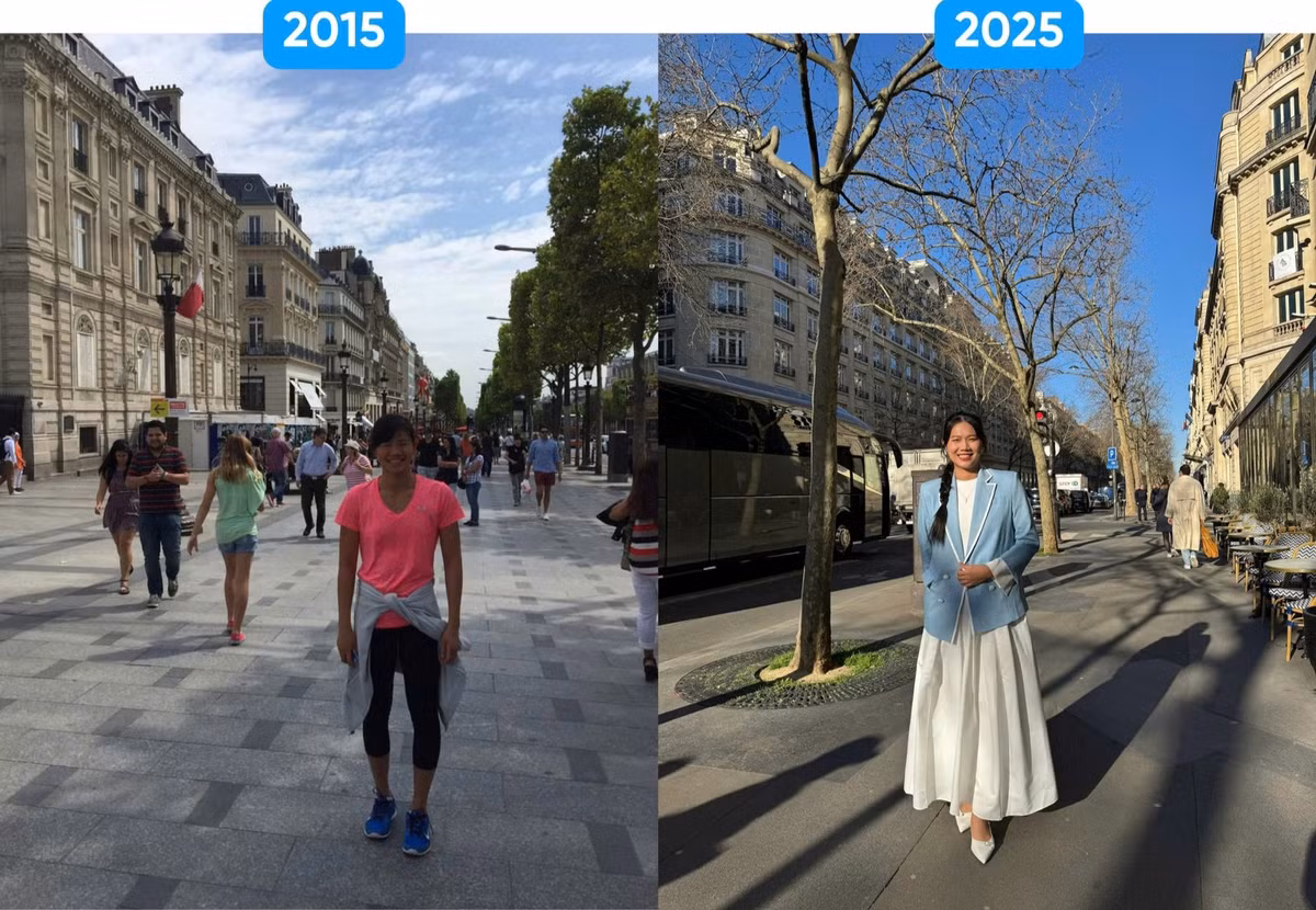 Trên mạng xã hội, Ánh Viên không ngần ngại chia sẻ những khoảnh khắc đời thường với phong cách thời trang cá tính, make-up nhẹ nhàng và nụ cười rạng rỡ.