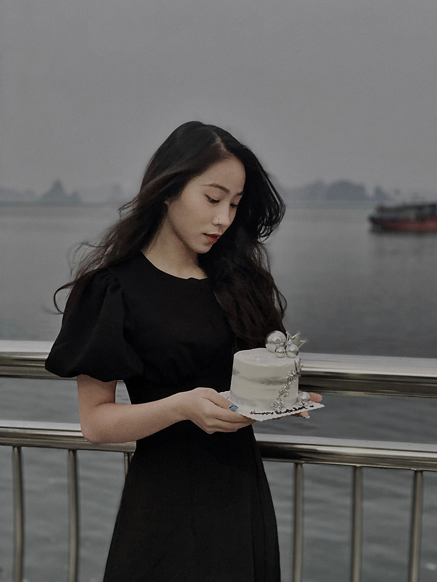 Bảo Tram sở hữu chiều cao 1m65 và đang thuộc biên chế CLB Than KSVN.