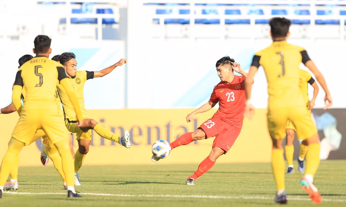 Thang Malaysia, U23 Viet Nam dat tay U23 Han Quoc vao tu ket-Hinh-7