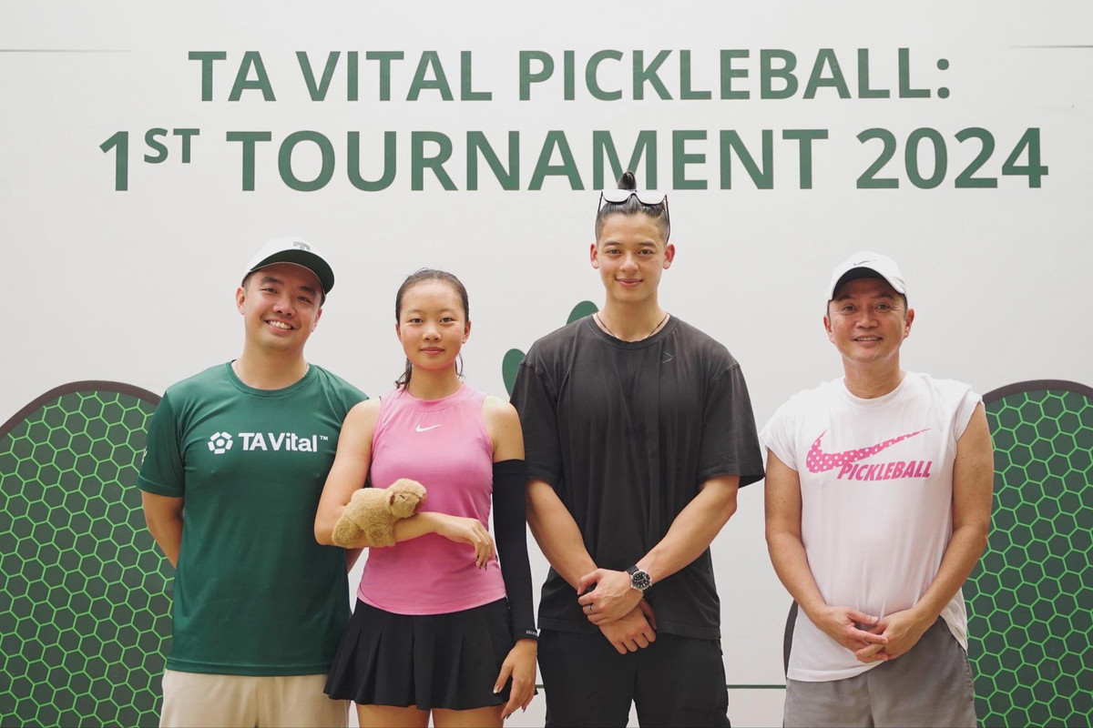 Giai Pickleball Amateur TA VITAL thu hut su chu y cua nhieu ban tre