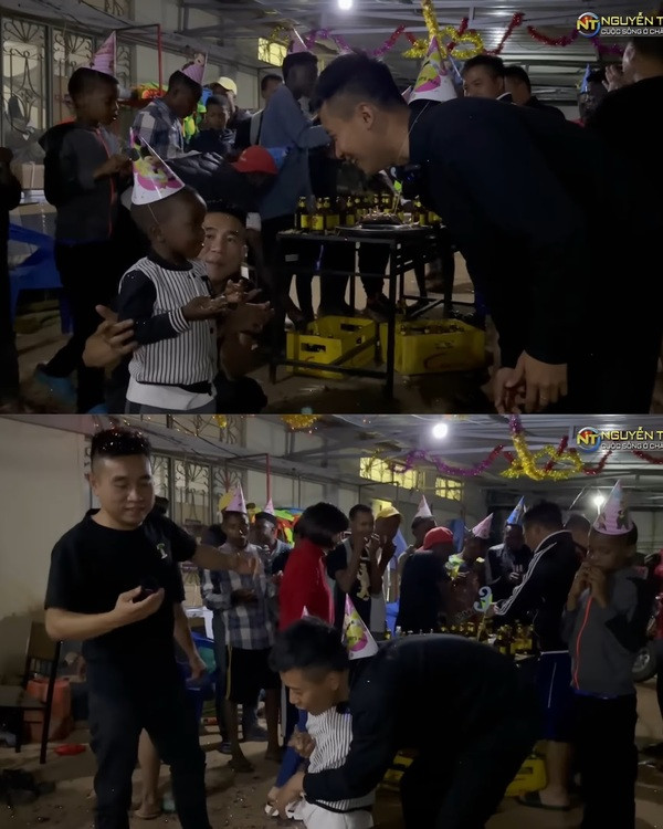 Món quà bất ngờ của nàng Hậu đã khiến Quang Linh ngượng ngùng và cảm động đến suýt khóc vì Thùy Tiên chính là người đầu tiên chúc mừng sinh nhật Quang Linh.