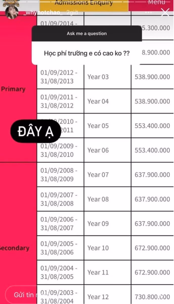 Không phải tự nhiên nhiều người lại gọi Châu Anh là "rich kid", bởi cuộc sống của cô nàng đích thực là một tiểu thư "cành vàng lá ngọc". Cô bạn từng khiến dân tình ngưỡng mộ khi được bố mẹ tặng một chiếc điện thoại có giá "trên trời" vì thi đỗ đại học.