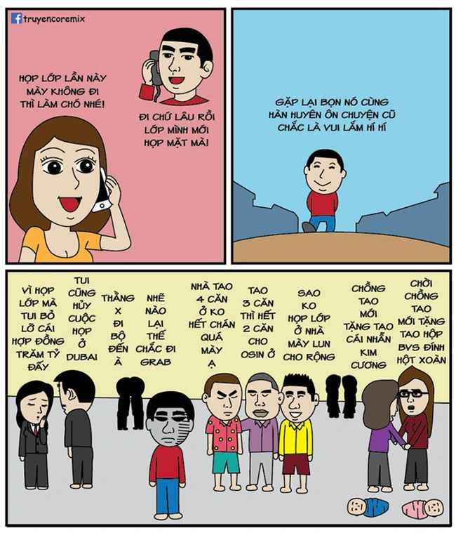 Tết năm nay cũng không phải là một ngoại lệ. Tuy nhiên, từ những bức ảnh họp lớp đầu năm đang được các bạn trẻ chia sẻ rầm rộ trên mạng xã hội thì có thể thấy không phải năm nào các buổi tụ họp cũng diễn ra suôn sẻ như nhiều bạn trẻ kỳ vọng.