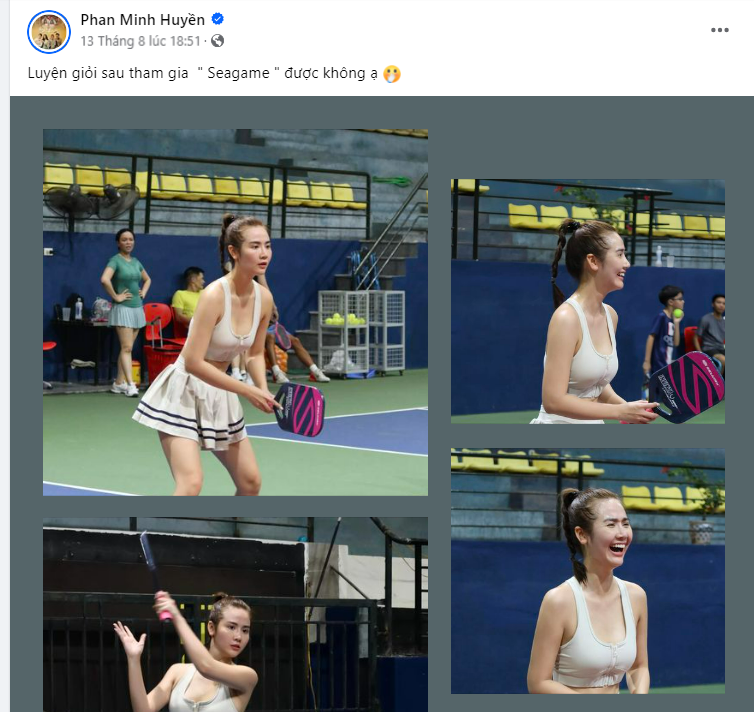 Thậm chí, nàng cựu hot girl còn đặt mục tiêu sẽ tham dự SEA Games (Đại hội Thể thao Đông Nam Á).