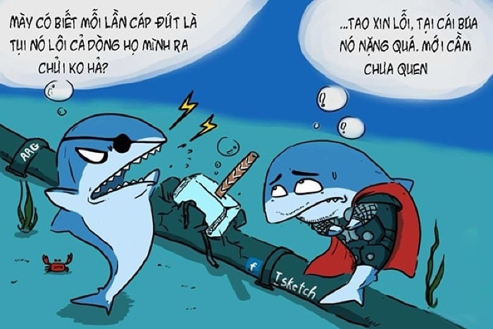 Sự cố đứt cáp quang biển đã gây nghẽn hướng kết nối quốc tế vào múi giờ cao điểm nên một số khách hàng có thể gặp hiện tượng truy cập các trang web/ứng dụng quốc tế như Facebook, Youtube, Zoom, TikTok,... bị chậm, chập chờn.