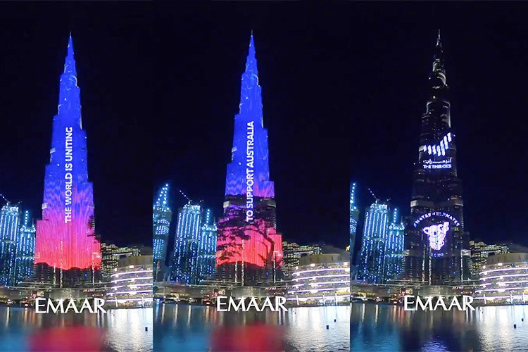 Một năm sau, chương trình đón năm mới Emaar NYE 2019 tại Burj Khalifa tiếp tục lập 2 kỷ lục Guiness cho “màn hình chiếu sáng LED lớn nhất” và “màn hình chiếu sáng LED cao nhất”. Ảnh: PR Newswire, @steviekahn/Instagram.