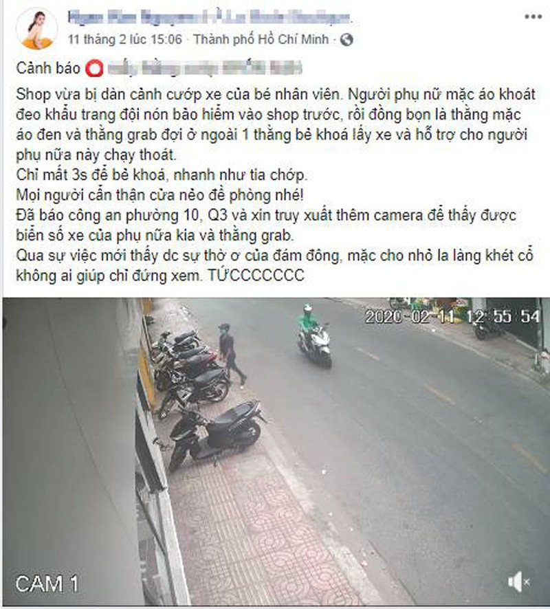 Trước đó, không ít lần những bài đăng tố cáo hành vi cướp giật tài sản mà những kẻ gây ra đều khoác lên mình chiếc áo đặc trưng của xe ôm công nghệ gây chú ý cho nhiều người.