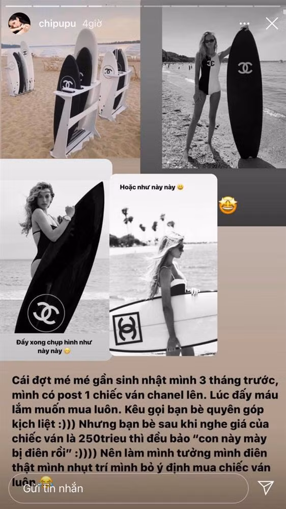 Mới đây, Chi Pu còn tiết lộ một câu chuyện về "nữ hoàng nội y" khiến cộng đồng mạng phải trầm trồ vì độ hào phóng của "nữ hoàng nội y" với bạn thân.