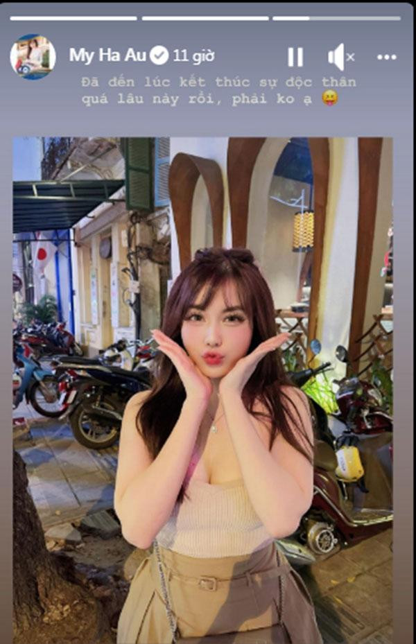 Dạo gần đây, người yêu mến liên tục thấy Âu Hà My khoe ảnh xinh tươi, rạng rỡ trong các buổi đi ăn, đi chơi, tụ tập bạn bè.