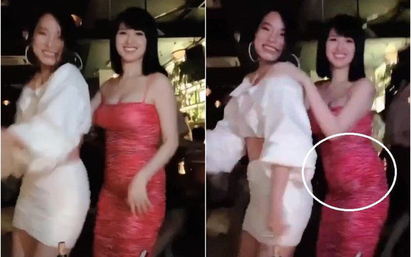 Theo đó, một người bạn đã đăng tải đoạn clip Tâm Tít đang quẩy vui vẻ trên bar. Đáng chú ý, vòng 2 của hot girl đời đầu to bất thường.