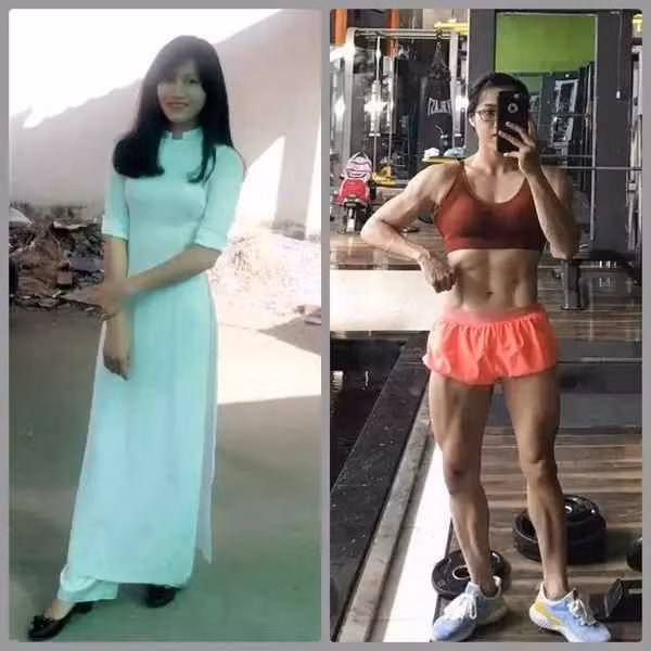 Hiện tại, nữ hoàng phòng gym sinh năm 1999 đang là vận động viên thể hình kiêm TikToker với hơn 600 nghìn lượt theo dõi và 6,4 triệu lượt xem.