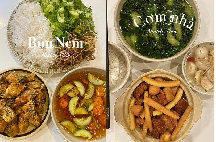 Ngọc Thoan tự hào cho biết, đến bây giờ, cô có thể chinh phục mọi món ăn, món tủ của cô là nem và thịt kho tàu.