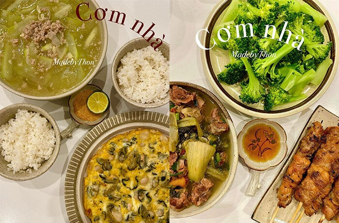 Mẹ và bà chính là người truyền cảm hứng nấu ăn cho Ngọc Thoan. Ngay từ khi học lớp 1, cô đã được dạy cách vào bếp để nấu những món ăn đơn giản.