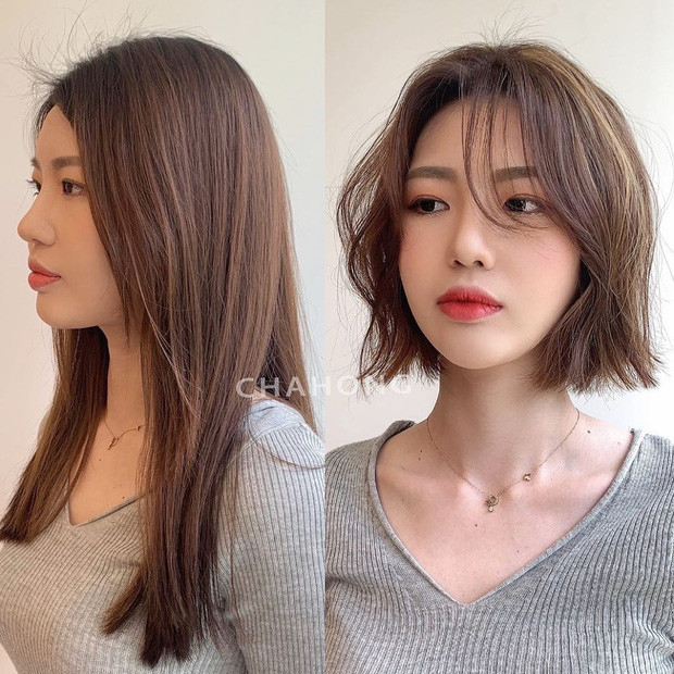 Chỉ cần thay đổi độ dài của tóc đã khiến nhiều chị em như người khác.