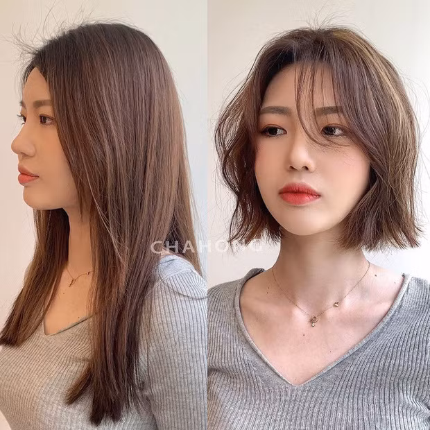 Chỉ cần thay đổi độ dài của tóc đã khiến nhiều chị em như người khác.