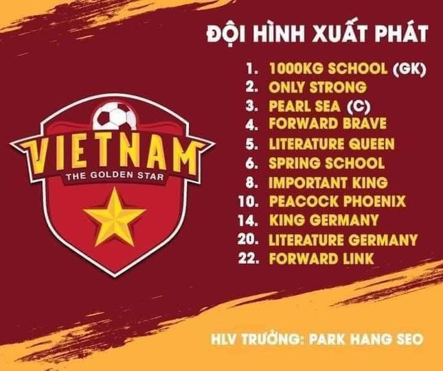Thời gian qua, tin tức về đội tuyển Việt Nam trở thành tâm điểm chú ý trên mạng xã hội. Ngoài những tin tức chính thức thì những bức ảnh chế về các học trò HLV Park Hang Seo khiến netizen cười ngặt nghẽo.