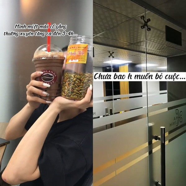 Có lẽ tuổi thơ thường xuyên phải chịu cảnh nghèo đói, thiếu thốn đủ bề nên khi lớn lên, Hà Linh luôn cố gắng không ngừng nghỉ. Cô miệt mài tăng ca đến 3 - 4 giờ sáng, dù mệt mỏi nhưng chưa bao giờ muốn bỏ cuộc, bởi muốn giúp mẹ đỡ lo lắng phần nào kinh tế gia đình.