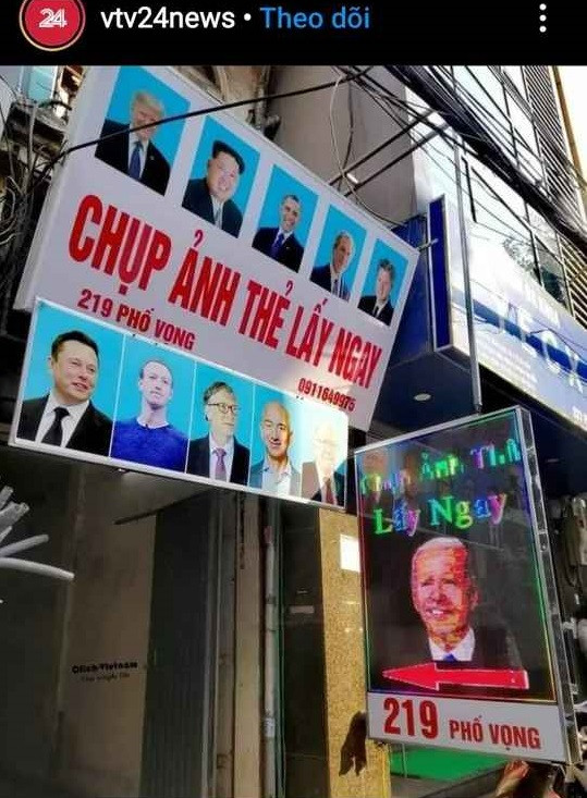 Các chính trị gia tầm cỡ thế giới cũng từng bị sử dụng hình ảnh để quảng cáo tại Việt Nam.