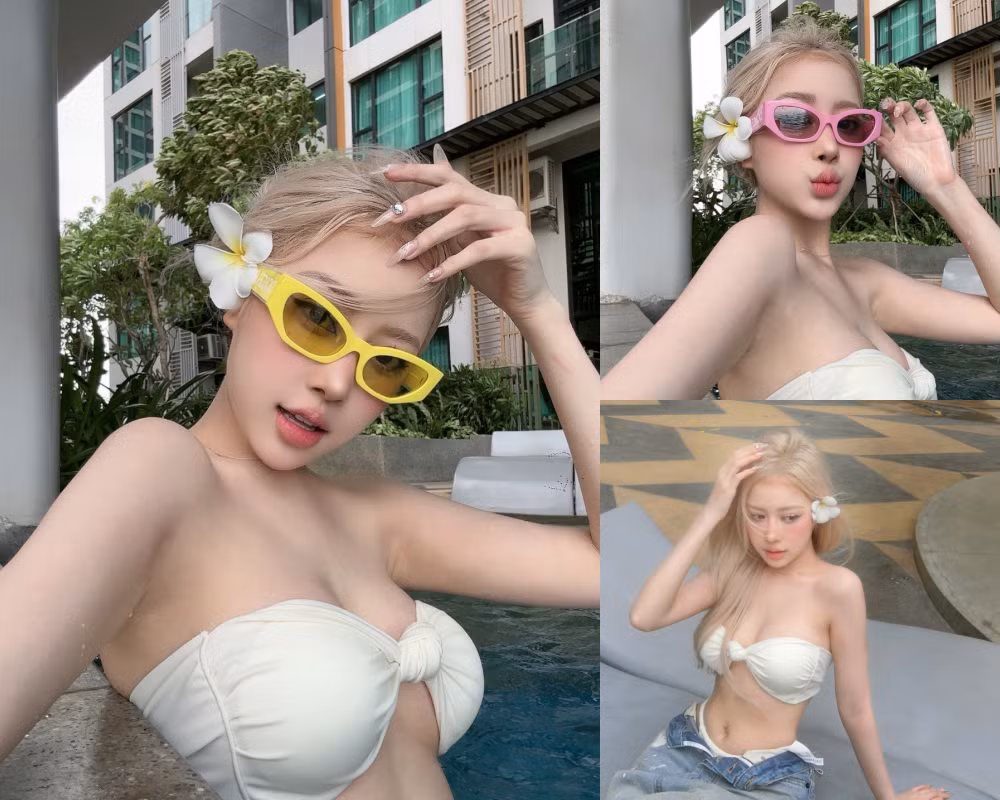 Vừa qua, hot girl này khiến cộng đồng mạng không khỏi xôn xao khi chia sẻ loạt hình ảnh khoe vóc dáng bốc lửa trong trang phục bikini.