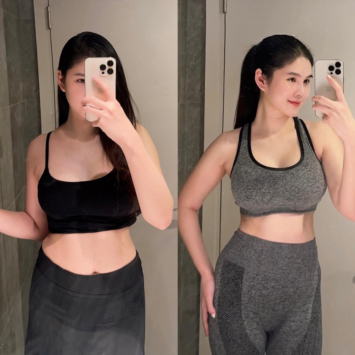 "Chăm quá, nhanh về dáng thôi'', ''Xinh lắm rồi nha'', ''Body gái một con trông mòn con mắt'', ''Tập như này thì chẳng mấy chốc mà lấy lại body như thời còn son'',... là những bình luận của cư dân mạng dưới bài đăng của MC Thu Hoài.